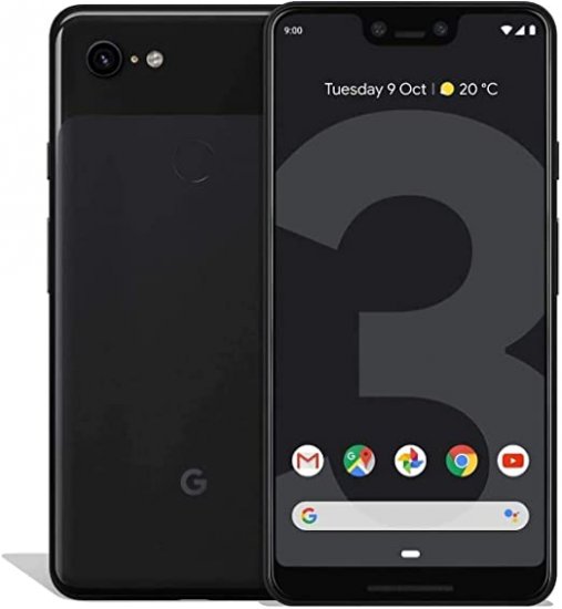 Google Pixel 3 XL 64GB Smartphone Unlocked, Just Black - Click Image to Close