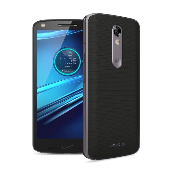 Motorola DROID Turbo 2 - 32 GB - Gray Ballistic Nylon - Verizon - Click Image to Close