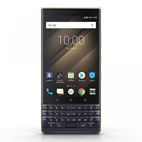 BlackBerry Key2 BBF100-6 64GB 6GB Silver Dual International Smar - Click Image to Close
