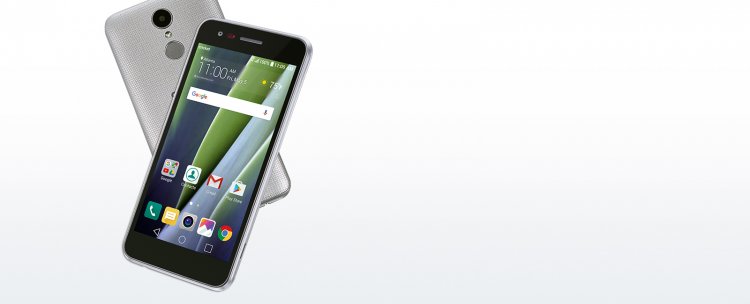 LG Risio 2 - 16 GB - Silver - Cricket Wireless - GSM - Click Image to Close
