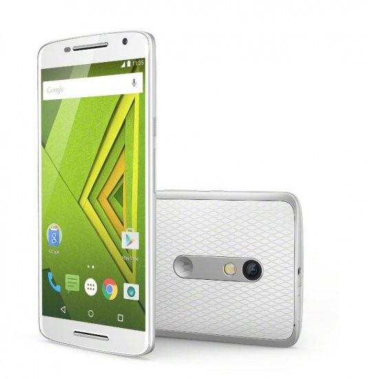 Motorola Moto x Play 16GB EU SPEC White XT1562 - Click Image to Close