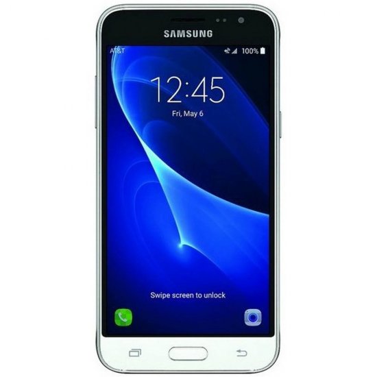 Samsung Galaxy J3 (2018) | Tracfone | Black | 16 GB - Click Image to Close