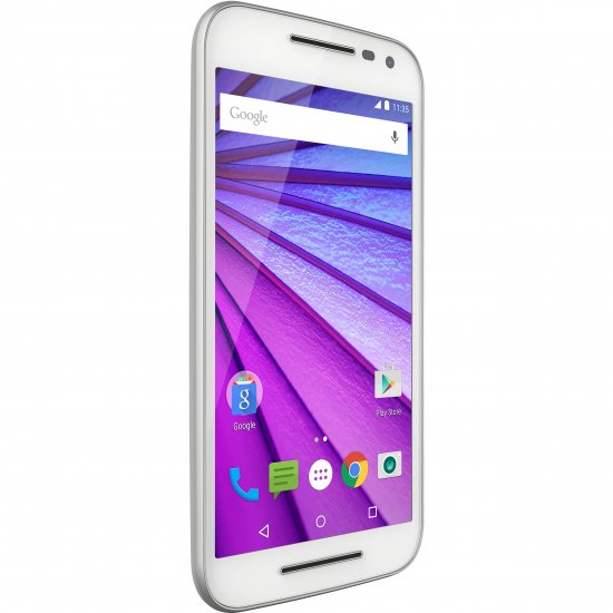 Motorola Moto G - 8 GB - White - Unlocked - GSM - Click Image to Close