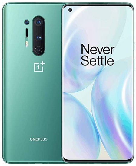 OnePlus 8 Pro 5G Dual SIM Smartphone (IN2020, Unlocked) Glacial - Click Image to Close