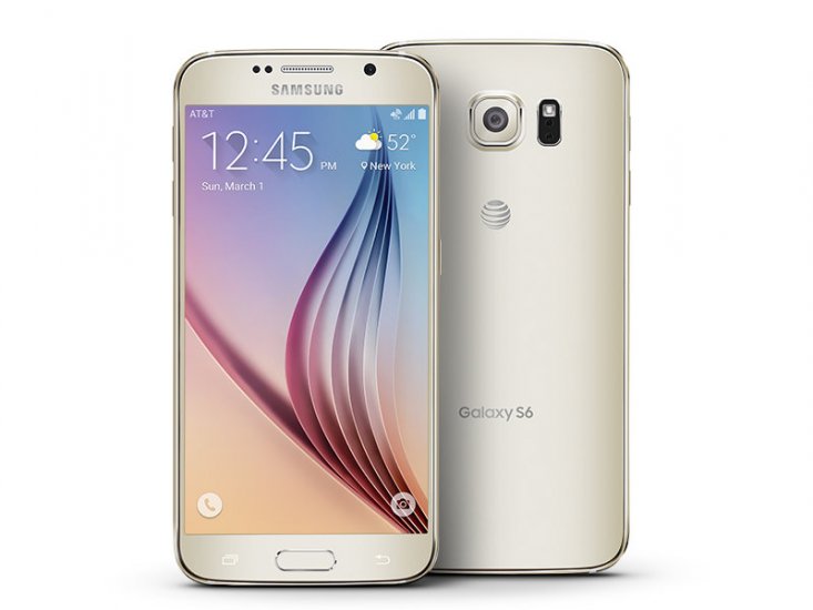 Samsung Galaxy S6 - 32 GB - Gold Platinum - U.S. Cellular - CDMA - Click Image to Close