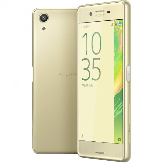 Sony Xperia X Performance - 32 GB - Lime Gold - Unlocked - GSM - Click Image to Close