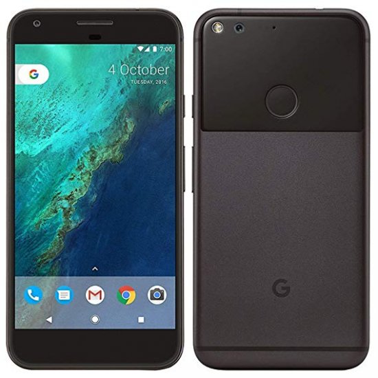 Google Pixel Smartphone (Unlocked, 128GB, Black) - Click Image to Close