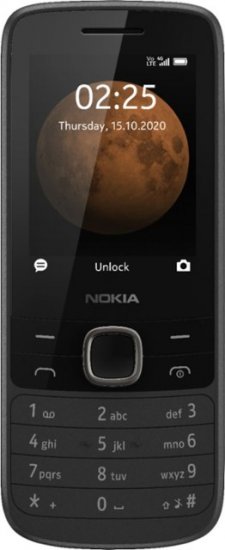 Nokia - 225 4G (Unlocked) - Black - Click Image to Close