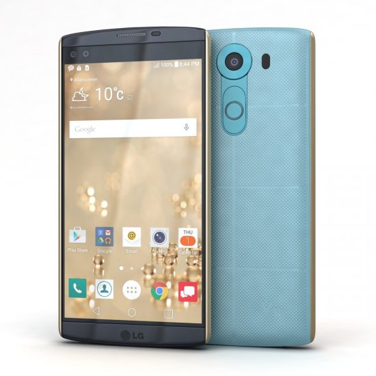 LG V10 - Opal Blue - Mobile Phone - Click Image to Close