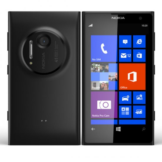 Nokia Lumia 1020 Gsm AT&T 41 Mega Pixel Camera (Black) - Click Image to Close