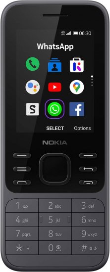 Nokia 6300 4G | Unlocked | Dual SIM | WiFi Hotspot | Social Apps - Click Image to Close