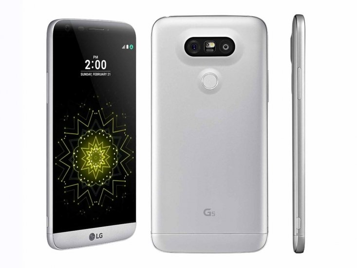 LG G5 - 32 GB - Silver - AT&T - GSM - Click Image to Close