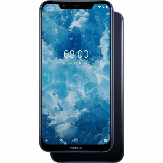 Nokia 8.1 4GB/64GB Dual SIM SIM FREE/ Unlocked - Blue - Click Image to Close