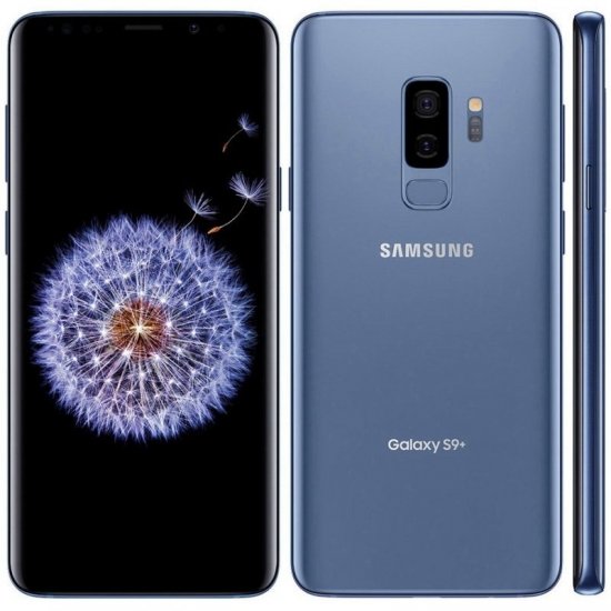 Samsung Galaxy S9+ - 64 GB - Coral Blue - Unlocked - GSM - Click Image to Close