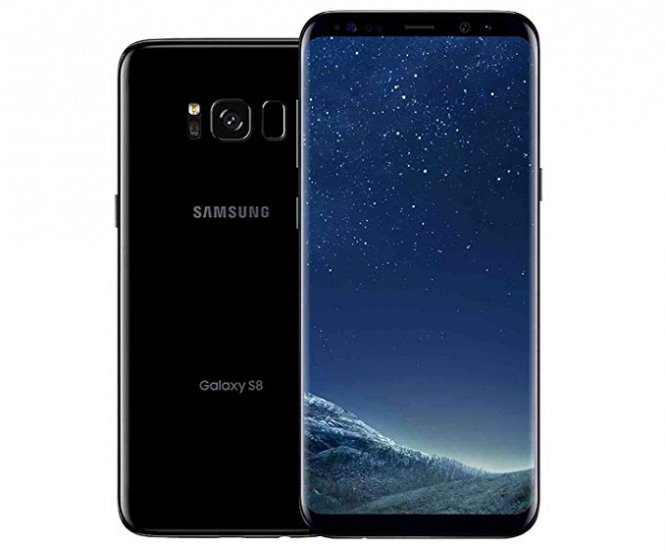 Samsung Galaxy S8 - 64 GB - Midnight Black - AT&T - GSM - Click Image to Close