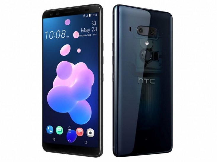 HTC U12 Plus 128GB/6GB Translucent Blue GSM Unlocked - Click Image to Close