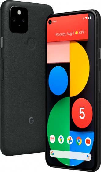 Google - Pixel 5 5G 128GB - Just Black (Verizon)
