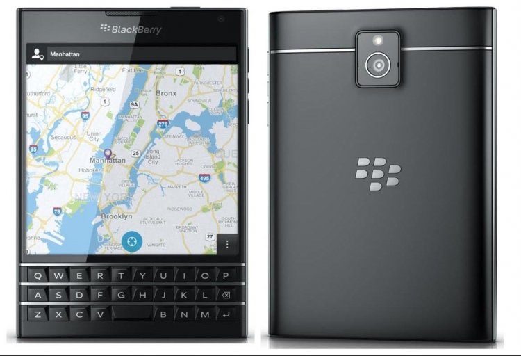 BlackBerry Passport Factory Unlocked Cellphone, 32GB, Black - Click Image to Close