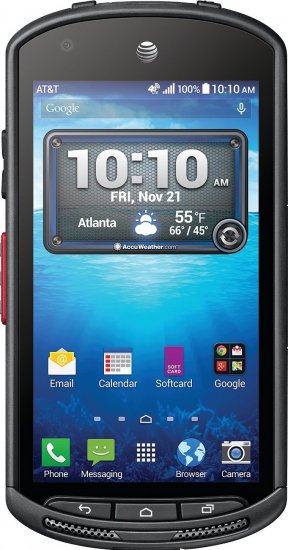 Kyocera Duraforce E6560 - 16 GB - Black - AT&T - GSM - Click Image to Close