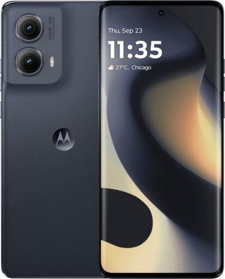 Motorola - edge 2024 256GB (Unlocked) - Midnight Blue - Click Image to Close