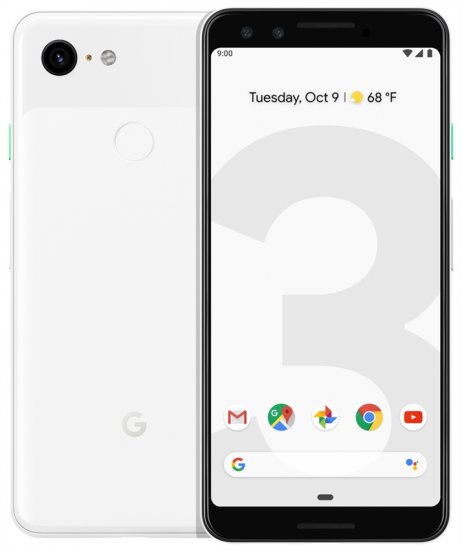 Google Pixel 3 - 64 GB - Clearly White - Verizon - Click Image to Close