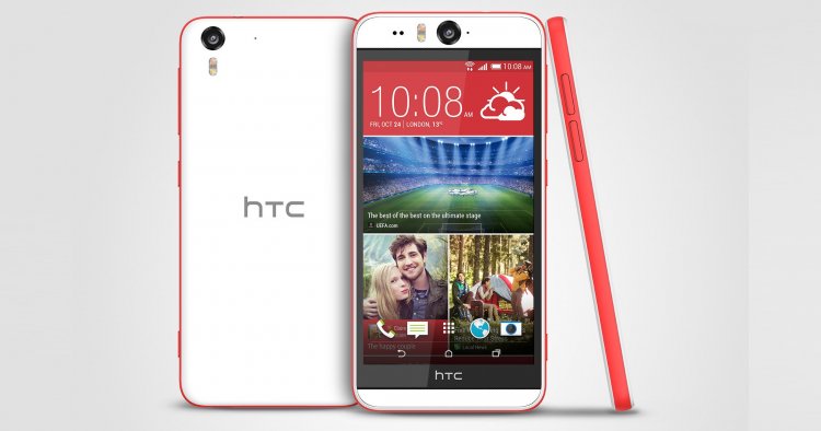 HTC Desire Eye - 16 GB - Coral Reef - Unlocked - GSM - Click Image to Close