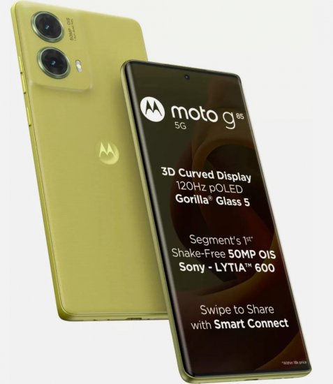 Moto G85 5G Green (RAM 8GB, 128GB) 6.67" 50MP-Snapdragon 6s Glob - Click Image to Close