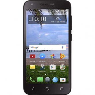 Simple Mobile - Raven A574BL with 16GB Memory Cell Phone - Black