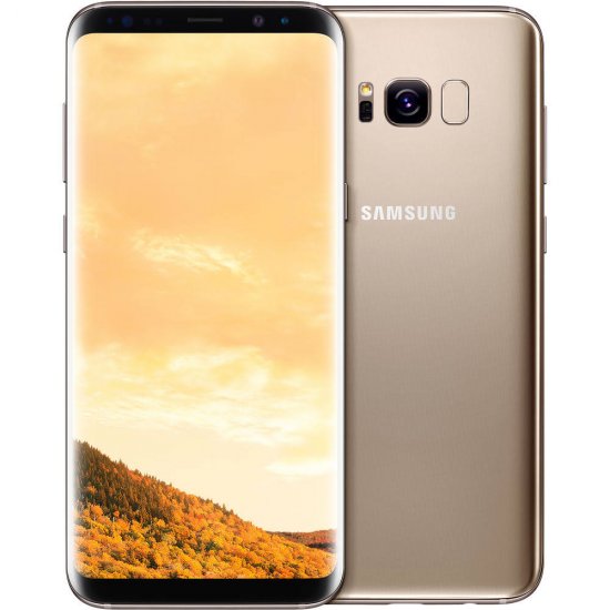 Samsung Galaxy S8+ - 64 GB - Maple Gold - Unlocked - GSM - Click Image to Close