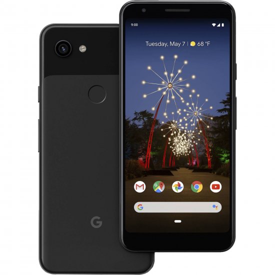 Google Pixel 3a XL - Unlocked - Just Black - Click Image to Close