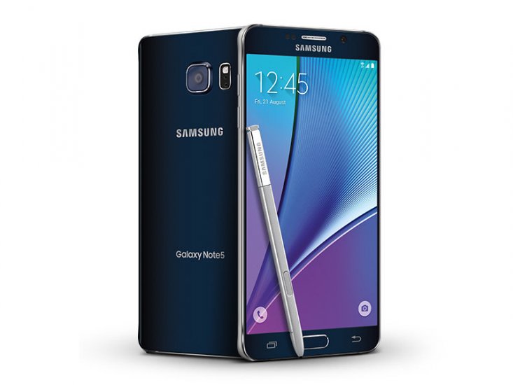 Samsung Galaxy Note5 - 32 GB - Black Sapphire - U.S. Cellular - Click Image to Close