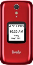 Lively® - Jitterbug Flip2 Cell Phone for Seniors - Red