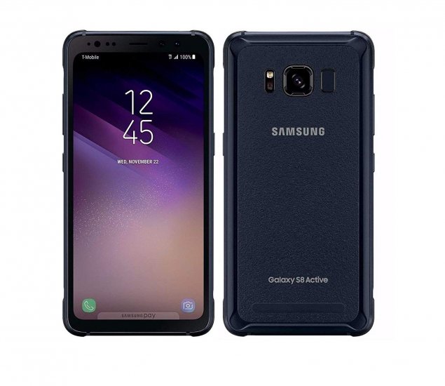 Samsung Galaxy S8 Active At&t Unlocked GSM Phone w/ 12mp Camera - Click Image to Close