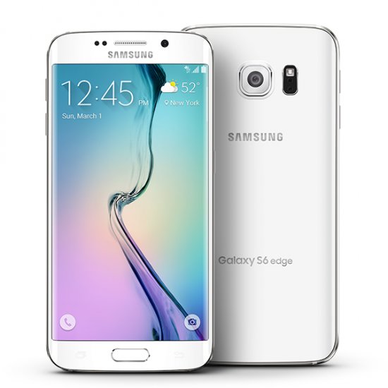 Samsung Galaxy S6 edge+ - 32 GB - White Pearl - Unlocked - GSM - Click Image to Close