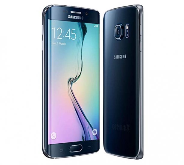 Samsung Galaxy S6 edge - 32 GB - Black Sapphire - Unlocked - GSM - Click Image to Close