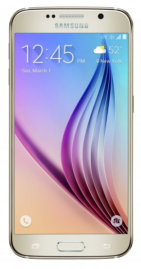 Samsung Galaxy S6 SM-G920T 64GB T-Mobile -Very Good, Gold - Click Image to Close