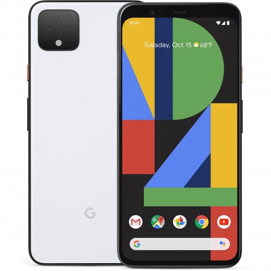 Google Pixel 4 - 128 GB - Clearly White - Google Fi - Click Image to Close