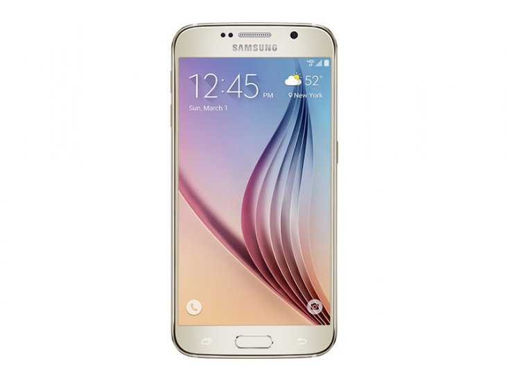 Samsung Galaxy S6 - 64 GB - Gold Platinum - T-Mobile - GSM - Click Image to Close