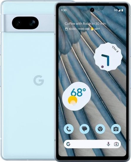 Google Pixel 7a 5G, US Version, 128GB, Sea - Unlocked - Click Image to Close