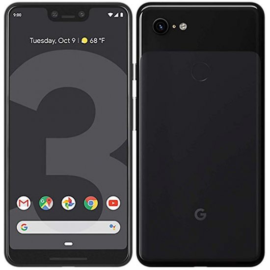 Google Pixel 3 XL - 128 GB - Just Black - Verizon - Click Image to Close