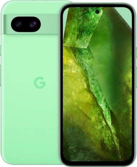 Google - Pixel 8a 5G 128GB (Unlocked) - Aloe - Click Image to Close