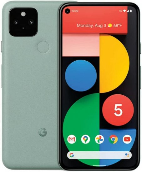 Google - Pixel 5 5G 128GB (Unlocked) - Sorta Sage - Click Image to Close