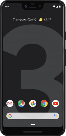 Google Pixel 3 XL - 64 GB - Just Black - Unlocked - CDMA/GSM - Click Image to Close