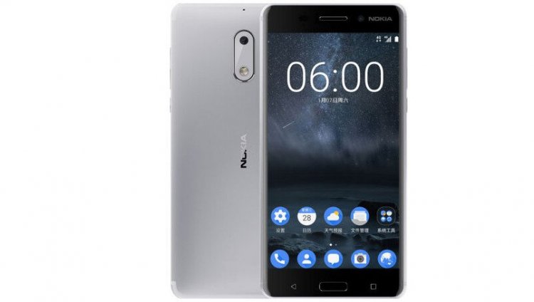 Nokia 6 - Dual-SIM - 64 GB - Silver - Unlocked - GSM - Click Image to Close