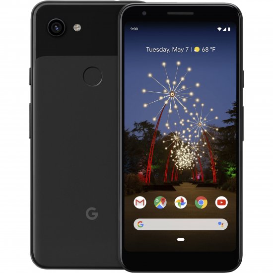 Google Pixel 3a - Verizon - CDMA/GSM - Just Black - Click Image to Close