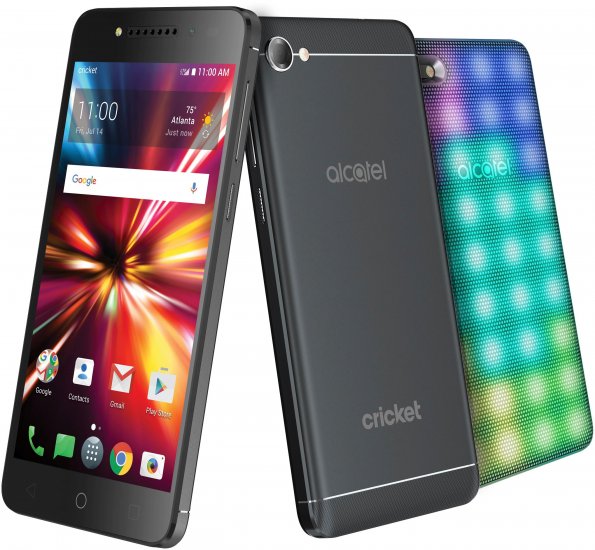 Alcatel PULSEMIX - 16 GB - Metal Black - Cricket Wireless - GSM - Click Image to Close