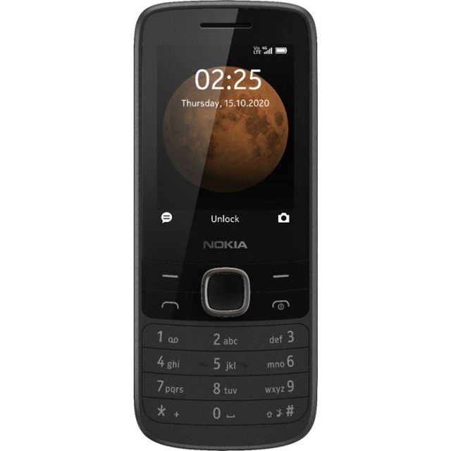 Nokia - 225 4G (Unlocked) - Black