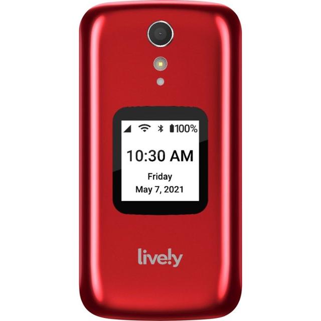 Lively® - Jitterbug Flip2 Cell Phone for Seniors - Red