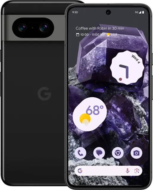 Google - Pixel 8 128GB (AT&T) - Obsidian