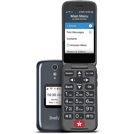 Jitterbug Flip2 Easy-To-Use Cell Phone For Seniors with Unlimite